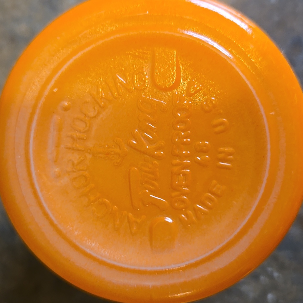 Vintage Fire King Orange Mug - Picture 3 of 5